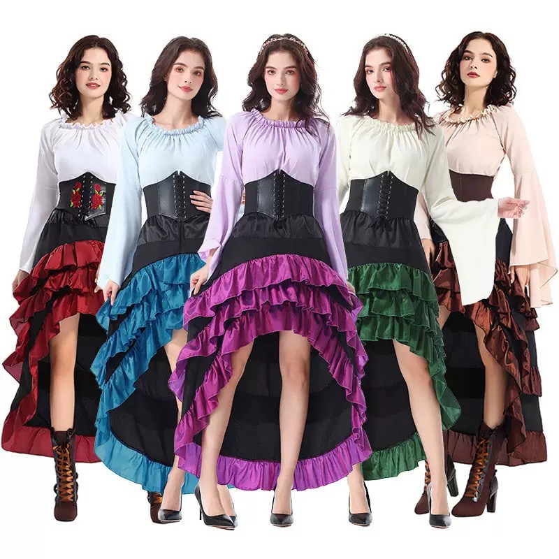 Skirts - Vestido largo de Halloween con diseño