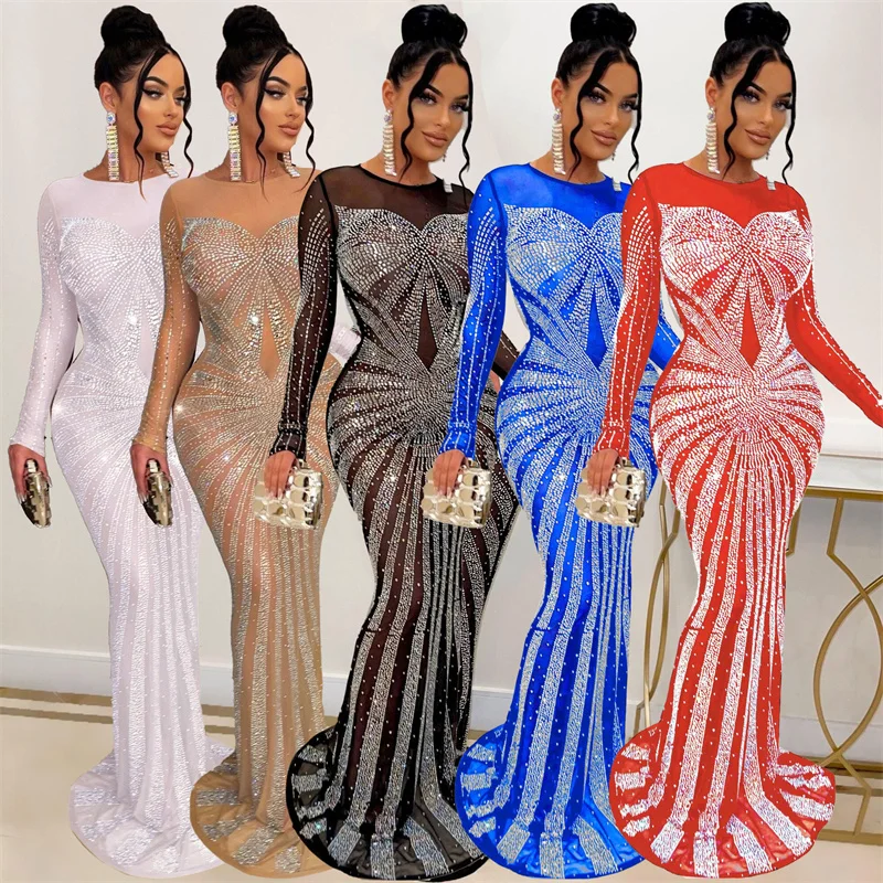 Vestidos de Noche sexis de sir - Sparkly Rhinestone Club Party Dress reseña y precio