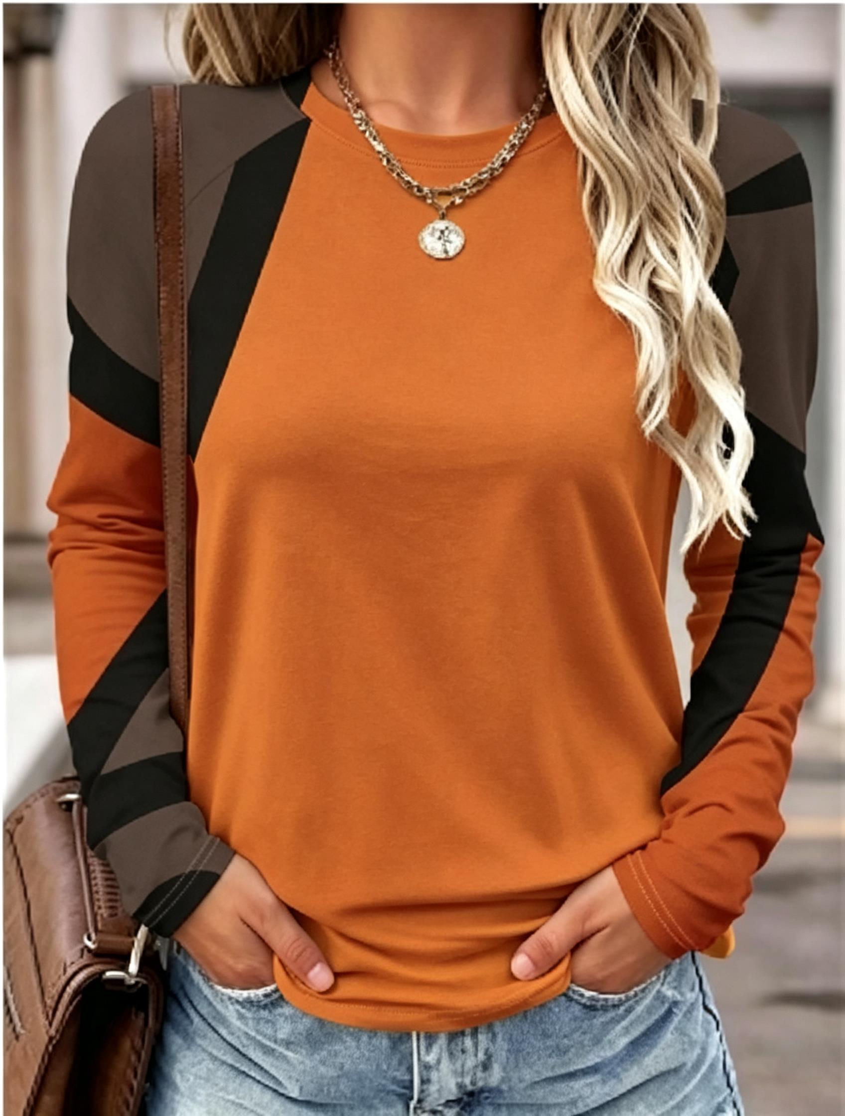 Camiseta de Manga Larga para M - Blouses reseña y precio