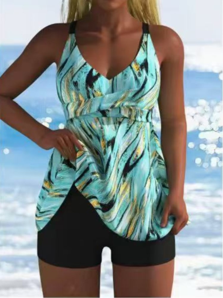 Nuevo conjunto de Tankini de c - Swimwear reseña y precio