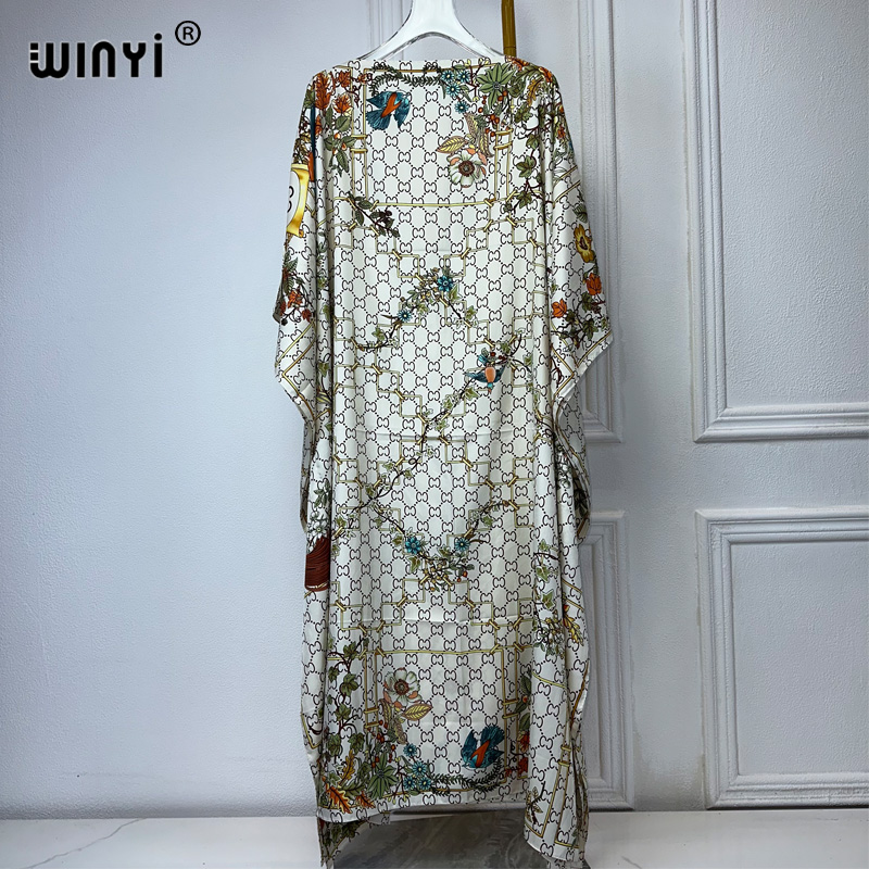 WINYI-vestido bohemio de Turqu - Boho Summer Beach Maxi Dress reseña y precio