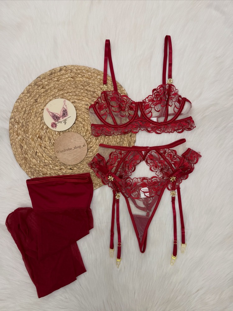 Conjunto de Lencería de Encaje - Lingerie reseña y precio