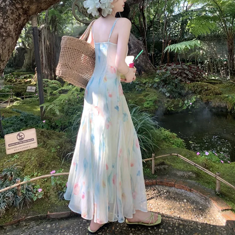 Vestido Midi japonés Kawaii Y2 - French Vintage Floral Midi Dress reseña y precio