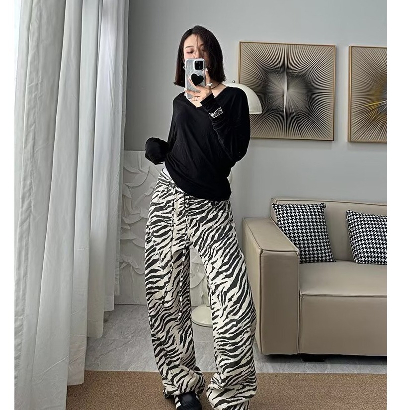 Jeans de mujer con estampado d - Jeans reseña y precio